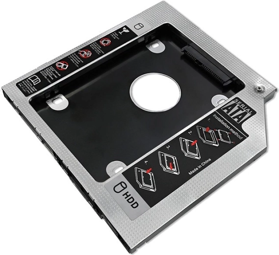Understøtter 2,5" HDD og SSD