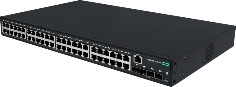 4× SFP-porte til uplink og netværksforbindelser