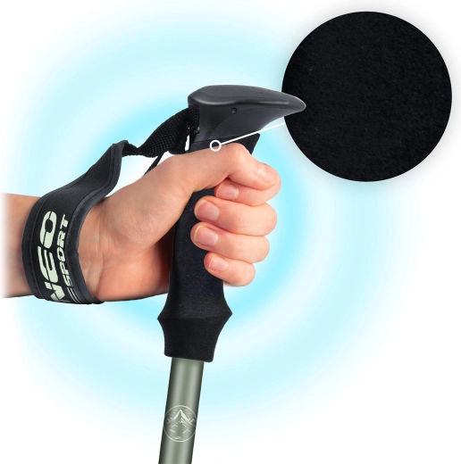 Ergonomisk EVA-håndtag og justerbar strop