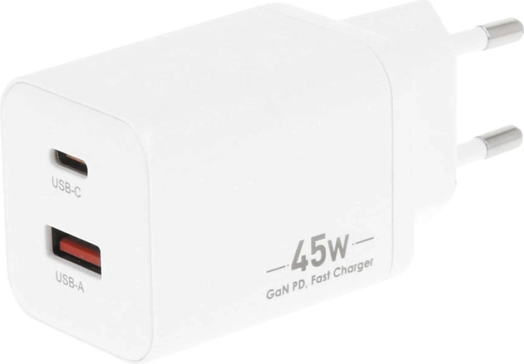 Hurtig opladning op til 45 W med GaN
