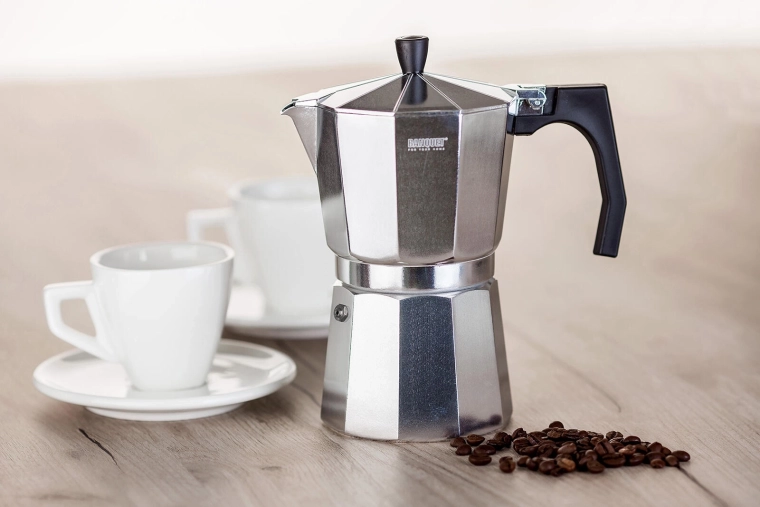 Kompakt design til 6 kopper