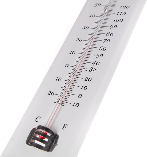 Dobbelt skala °C og °F for hurtig aflæsning