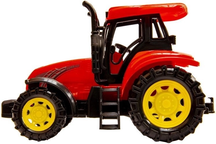 Traktor med robuste hjul