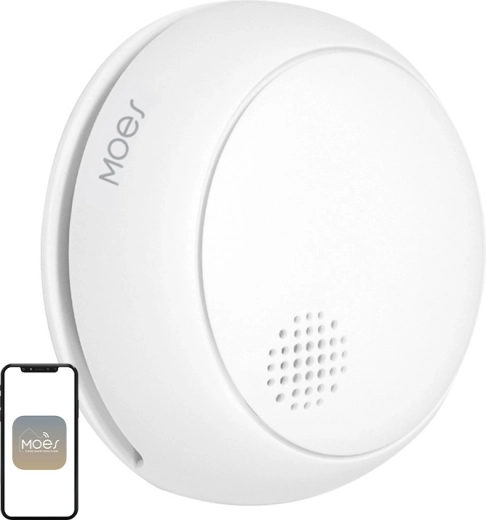Moes ZigBee røgdetektor med alarm