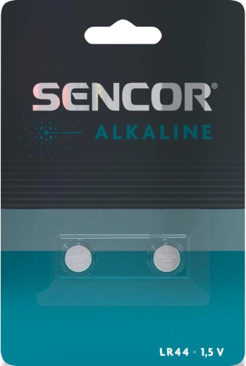 SENCOR alkaliske knapcellebatterier LR44 1,5 V, 2 stk.
