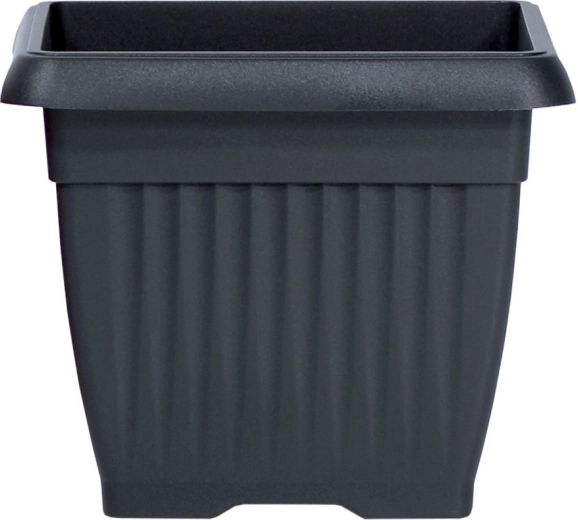 Terra firkantet urtepotte 37 cm antracit