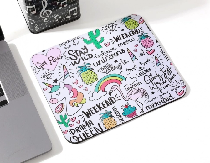 Musemåtte med enhjørning