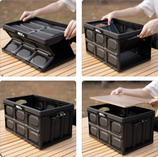 Sammenklappeligt design sparer plads