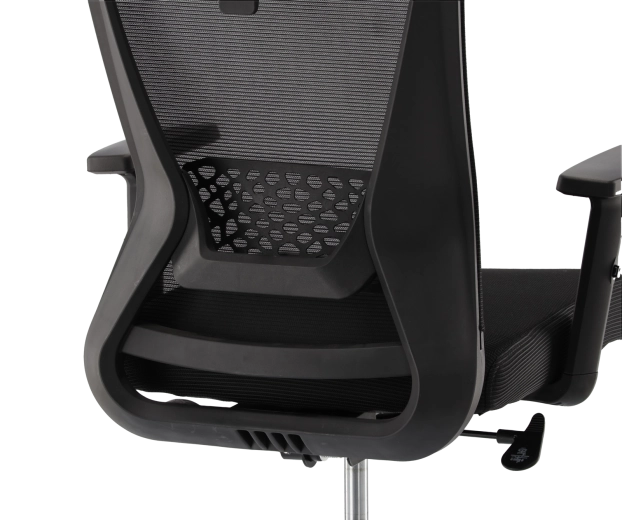 Åndbart mesh-ryglæn med lændestøtte