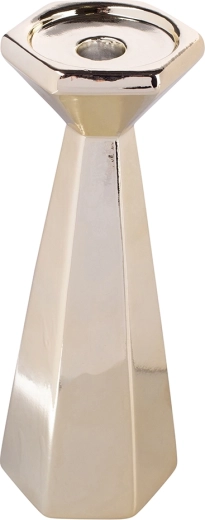 Gylden konisk lysestage 24,5 cm