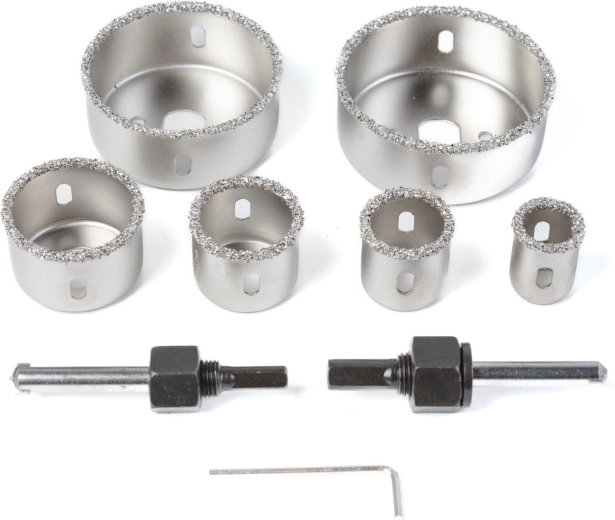Sæt med hårdmetalhulsave 22–73 mm