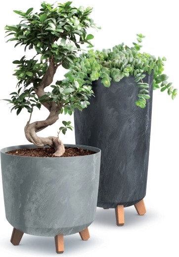 Stabile ben i træimitation