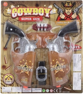 Sæt med cowboypistoler
