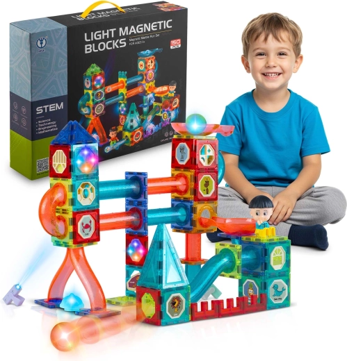 Ricokids lysende magnetisk byggesæt med 150 dele
