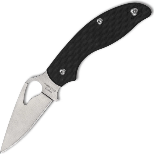 Byrd Tern foldekniv 7 cm, satin, sort, G10