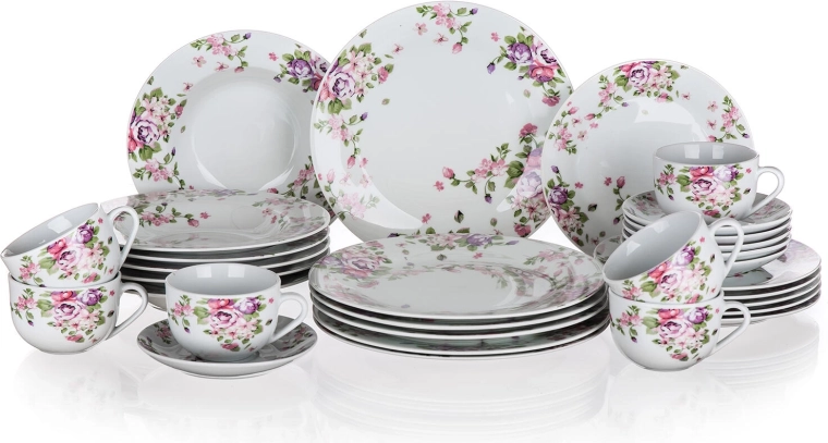 Komplet service til 6 personer