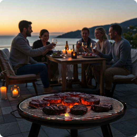 Grillrist til hurtig servering