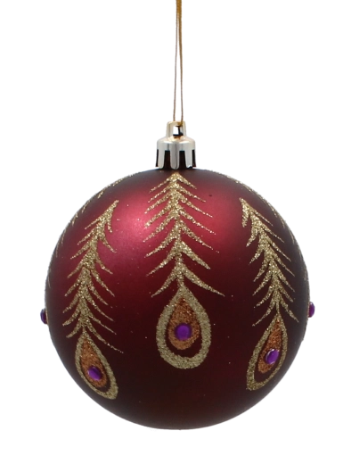 Mat og blank udførelse med gyldne motiver