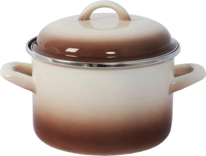 Gryde med låg 18 cm 3 l CAPUCCINO