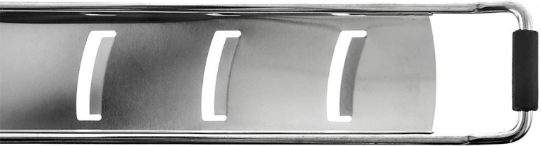 Fem skarpe skær i rustfrit stål for ensartede skiver