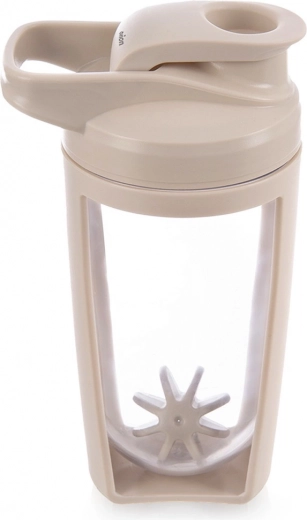 Shaker i tritan med miksekugle 700 ml, beige, ORION