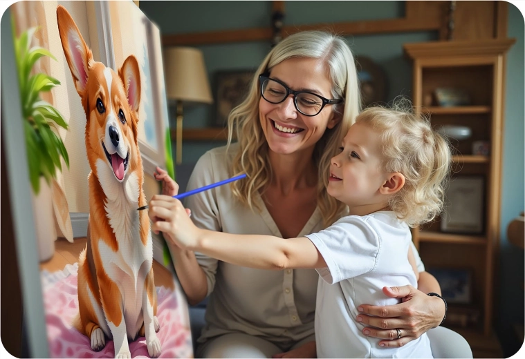 Tre pensler til hver en detalje