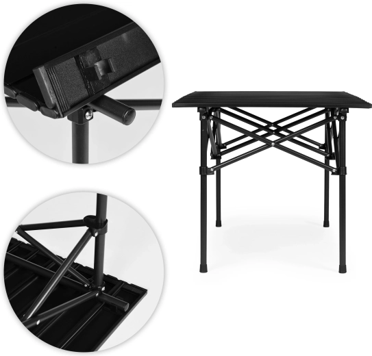 Rullebar lameltop med hurtig fastgørelse