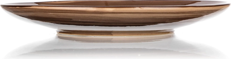 Stilfuld brun glasur med elegant glans