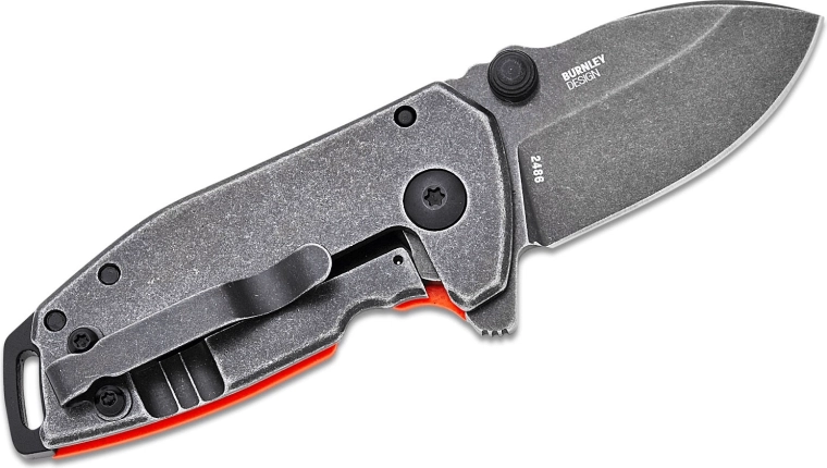 D2-klinge med Black Stonewash-finish