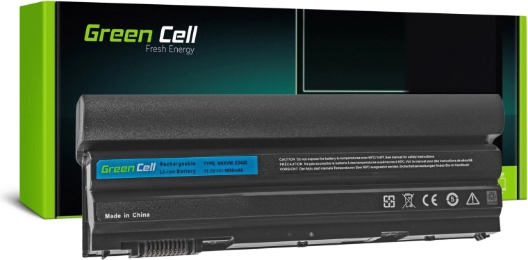 Green Cell batteri til Dell E5520 11,1 V 6600 mAh
