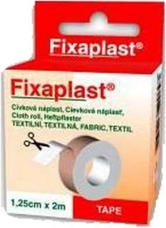 Fixaplast tekstilplaster på rulle 1,25 cm x 2 m