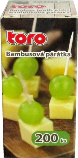 Bambustandstikker i papæske (200 stk.)