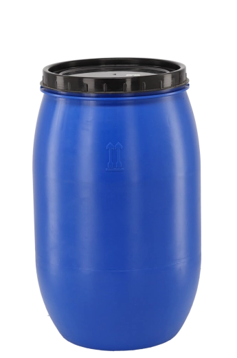 Plasttønde 120 l med skrue låg