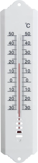 Universelt hvidt termometer 25 cm