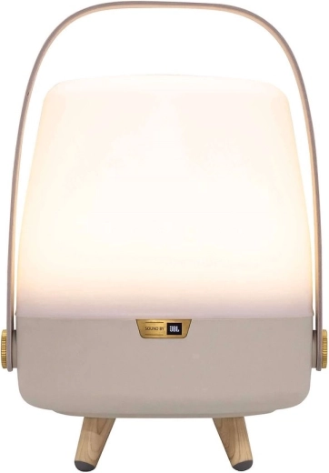 Kooduu Lite-up Play Mini bærbar lampe med JBL-højttaler – Beige