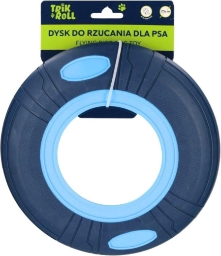 Blå flyvende disk til hund