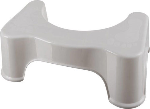 Ergonomisk position for mere komfortabel toiletbrug