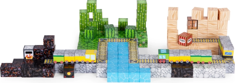 Kreativ verden i pixelstil