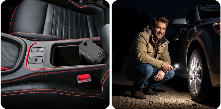 LED-lygte og SOS til nødsituationer