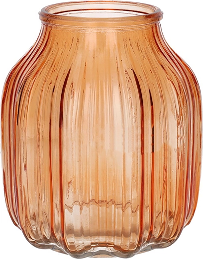 Vase Suko orange klar 16 cm