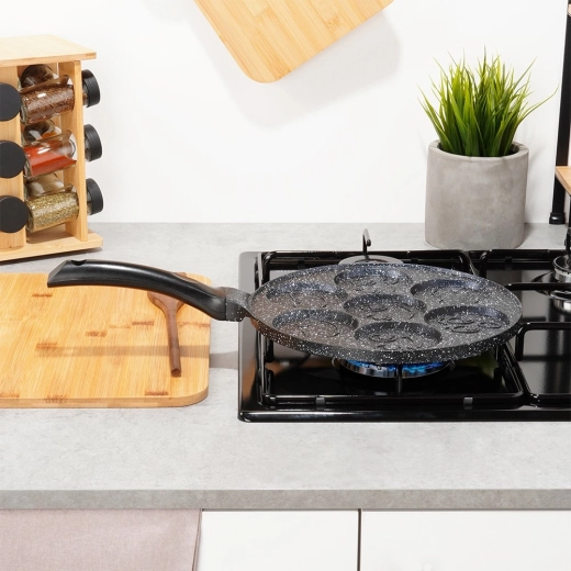 Jævn opvarmning og komfortabelt håndtag