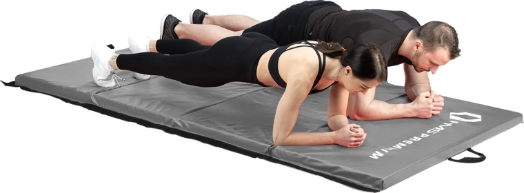 Sammenkobling af måtter til større flade