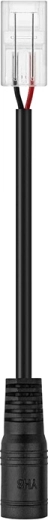 Solight-strømstik med kabel til COB LED-bånd 8 mm, 15 cm - 1 stk.