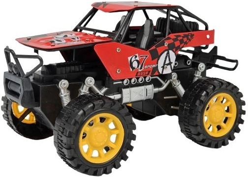 Rød jeep 22 cm - 1 stk.