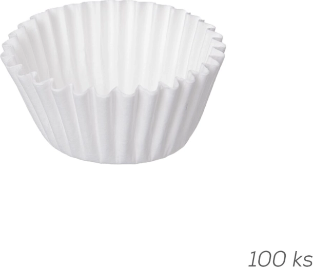 Papirsmuffinsform 3,1 cm hvid 100 stk
