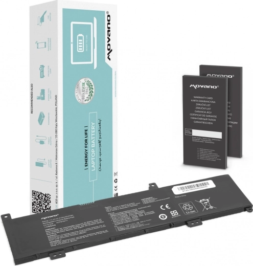 Movano batteri C31N1636 til Asus VivoBook X580/N580 (4100 mAh, 47 Wh)