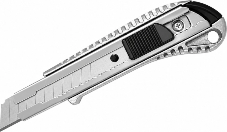 Segmentklinge 18 mm med lås (arettering)