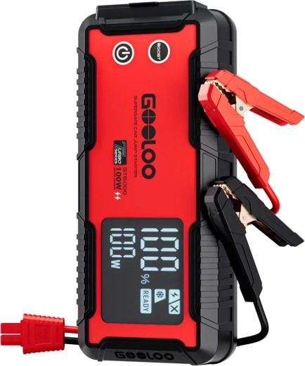 GooLoo starthjælp og powerbank GT6000 6000 A 27000 mAh 100 W