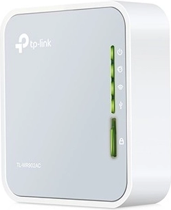 TP-Link rejserouter med dualband Wi‑Fi AC750