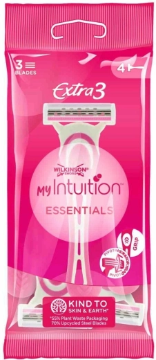 Wilkinson Extra Essentials 3 Beauty engangsskraber, 4 stk.